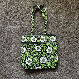 Vera Bradley Retired Lucky You Quilted Tote Shoulder Bag